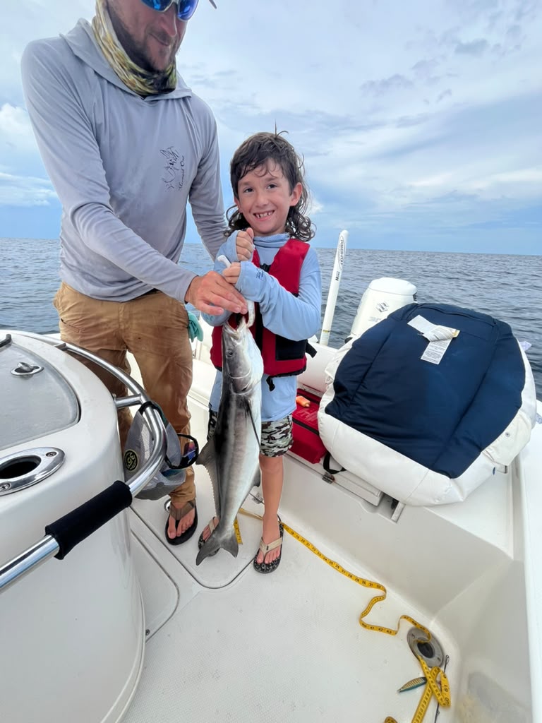 Cobia caught on a jig by Tig